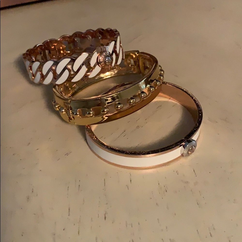 3 Henri Bendel bangle bracelets